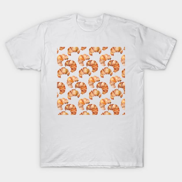 Croissants T-Shirt by CatCoq